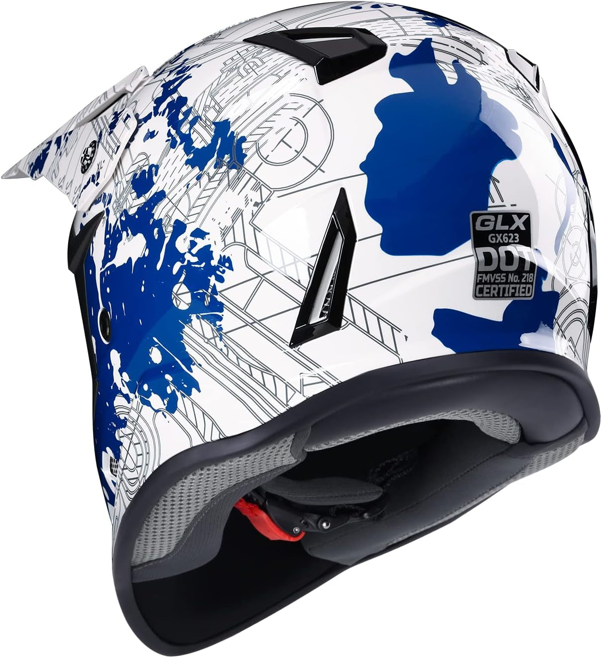  Helmet Bike Combo compatible with ATV, kart, motocicleta, moto acuática, UTV