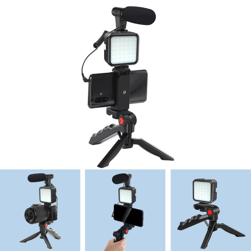 Tripod Kit Vlogging Photography with Smartphone Compatible with Apple