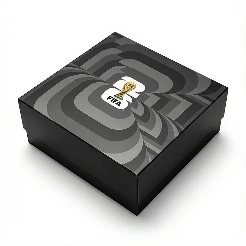 [FIFA World Cup 2026] Officially Licensed Products—Premium Two-Piece Glassware Gift Set, Luxury Souvenir Gift Box Featuring the FIFA Trophy Design, Perfect Gift for Soccer Fans on Birthdays and Holidays, Collectible Home Bar Glassware.