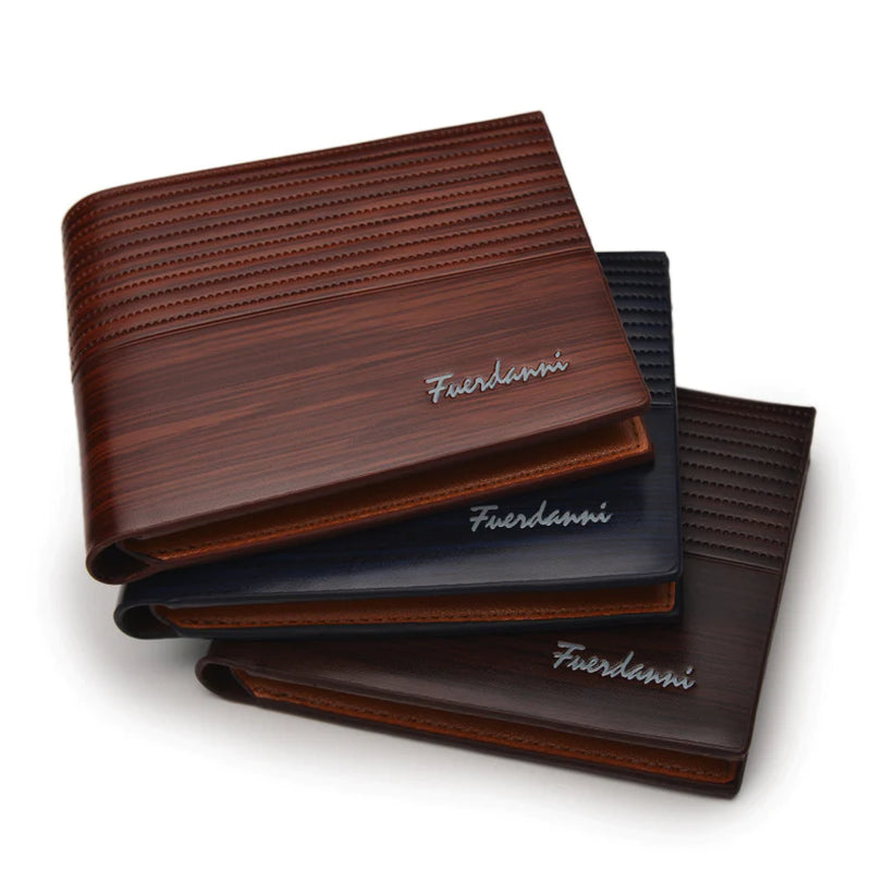 Men'S Bifold Leather Credit ID Card Holder Wallet Billfold Purse Clutch Billfold