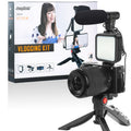 Tripod Kit Vlogging Photography with Smartphone Compatible with Apple